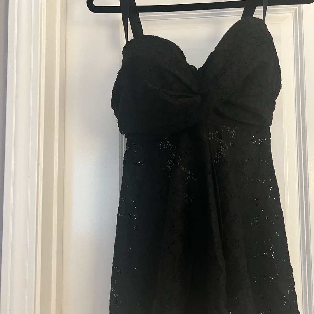 Elegant Black Lace Dress